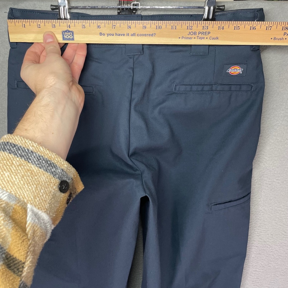 Dickies Flex Work Pants Mens 34x34 Navy Regular Straight WP840 Workwear - Picture 5 of 8